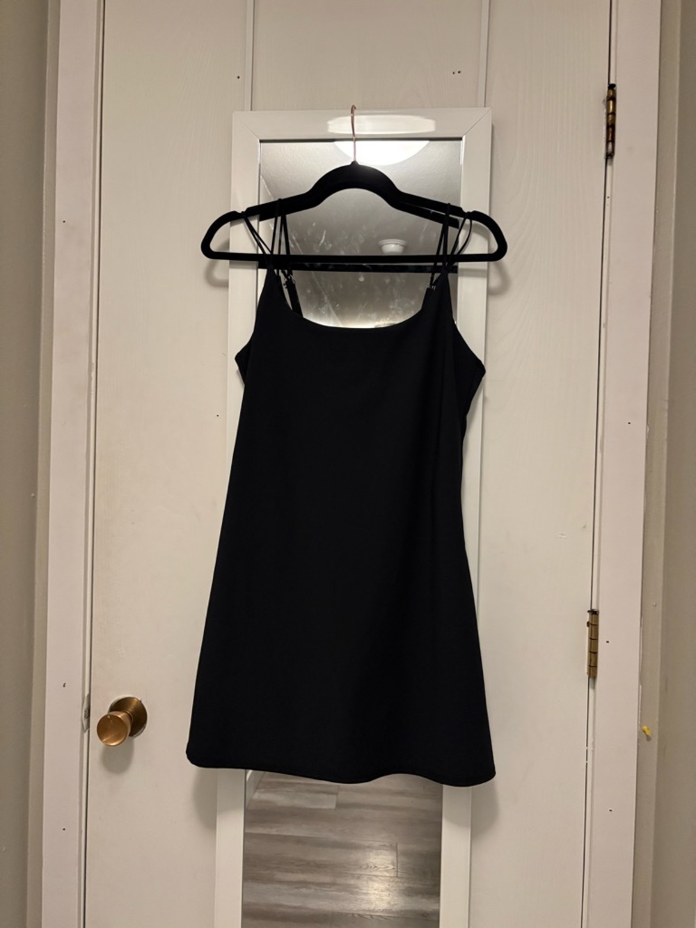 Abercrombie & Fitch Black Mini Athletic Dress